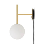 TR Bulb suspension wall lamp | brushed brass