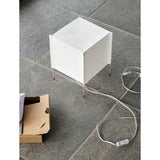 Paper cube table lamp | ecopet paper white