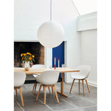 Paper shade donut ⌀60-ø80 | classic white / beton grey