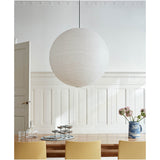 Paper shade donut ⌀60-ø80 | classic white / beton grey