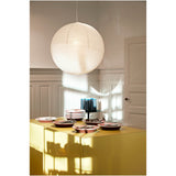 Paper shade donut ⌀60-ø80 | classic white / beton grey