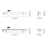 Tub LED PD4 | 55-305cm